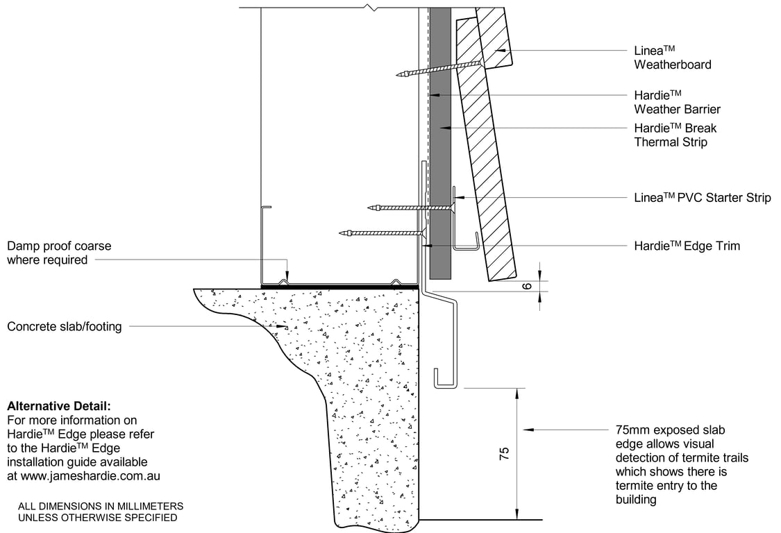 Navigate to LINEA Steel DF Slab Junction Alternative