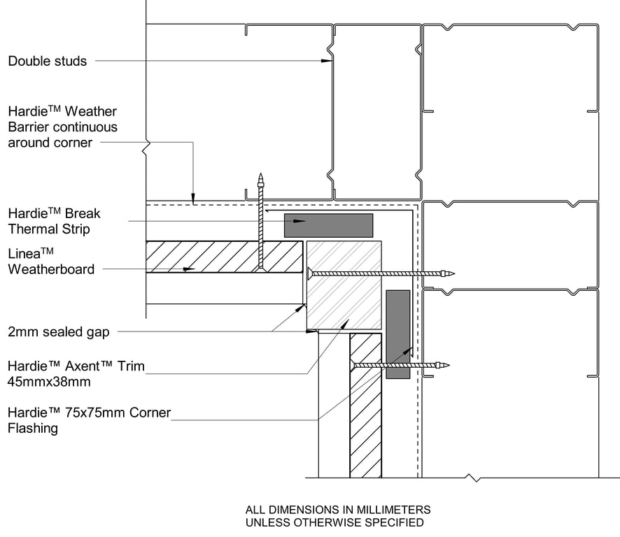 Navigate to LINEA Steel DF Trim Internal Corner