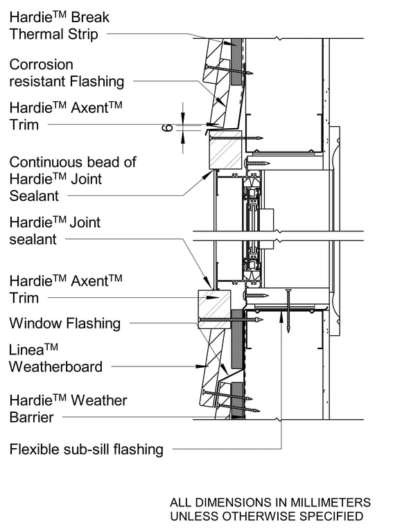 Navigate to LINEA Steel DF Window Sill and Head Trim