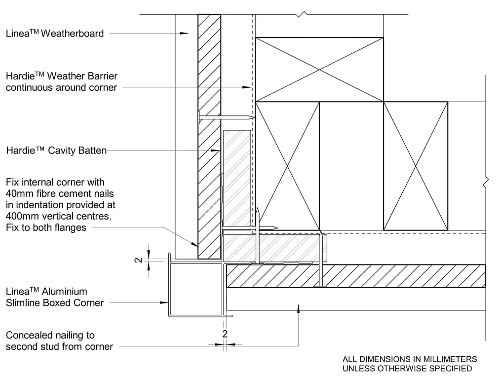 Navigate to LINEA Timber CFFC Slimline Box External Corner