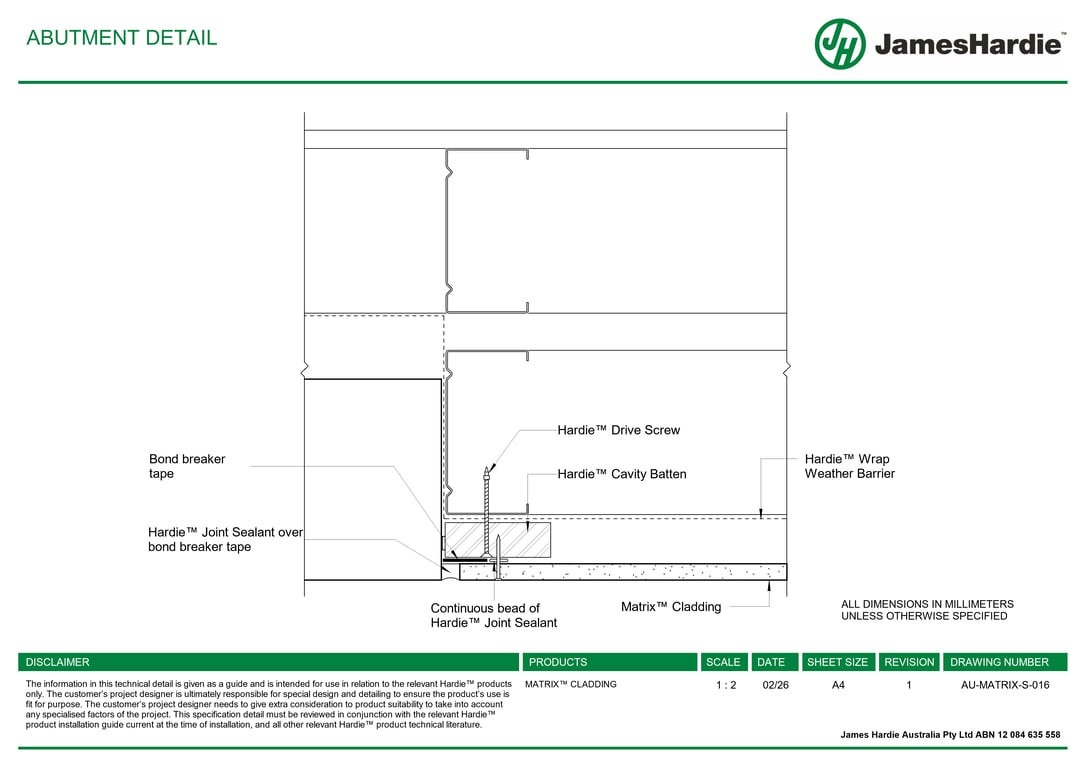 Navigate to AU-MATRIX-S-016 - ABUTMENT DETAIL