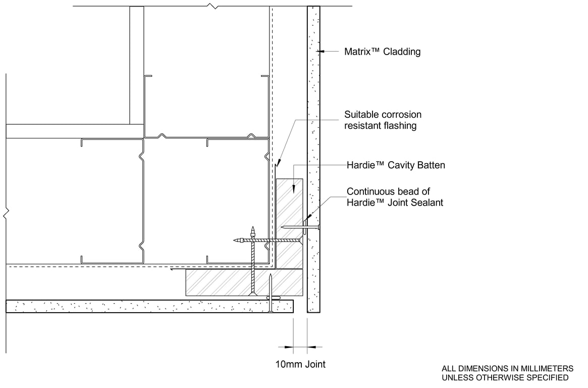 Navigate to MATRIX Steel External Corner Detail