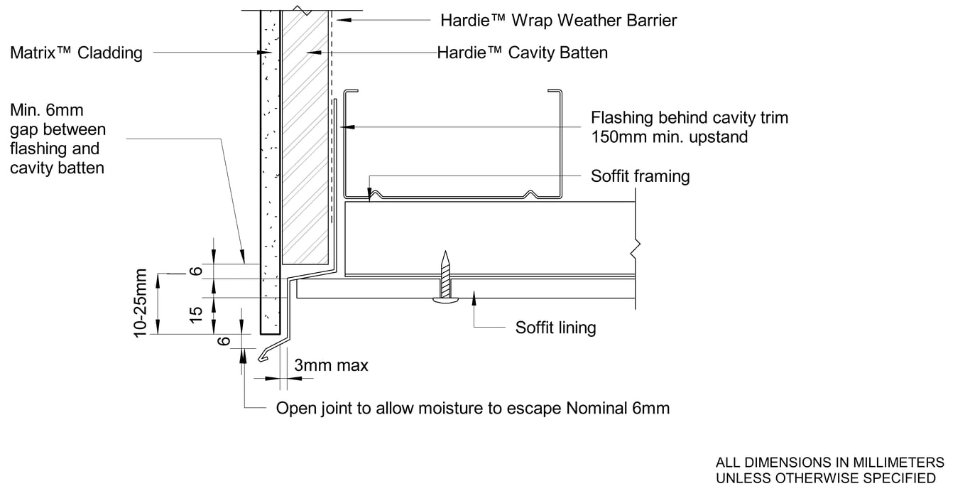 Navigate to MATRIX Steel Facade-Soffit Junction