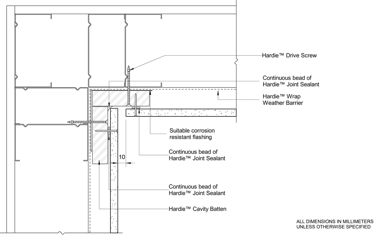 Navigate to MATRIX Steel Internal Corner Detail