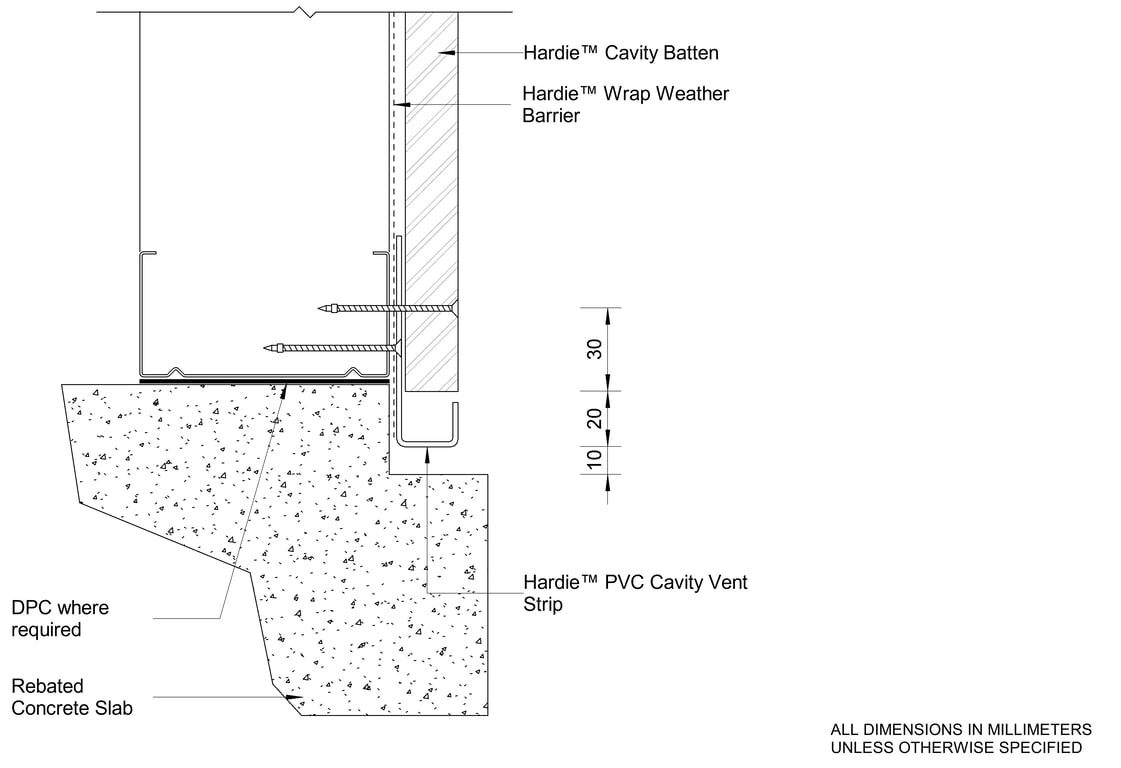 Navigate to MATRIX Steel Slab Edge Detail