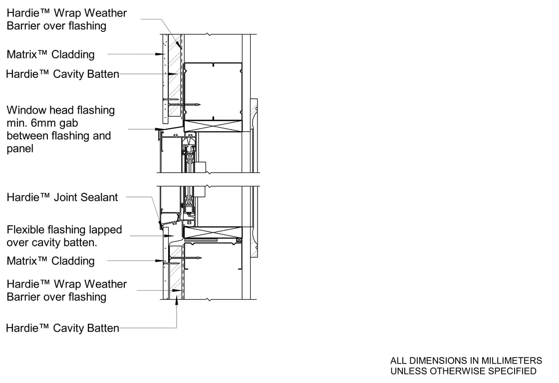 Navigate to MATRIX Steel Window Head-Sill Detail