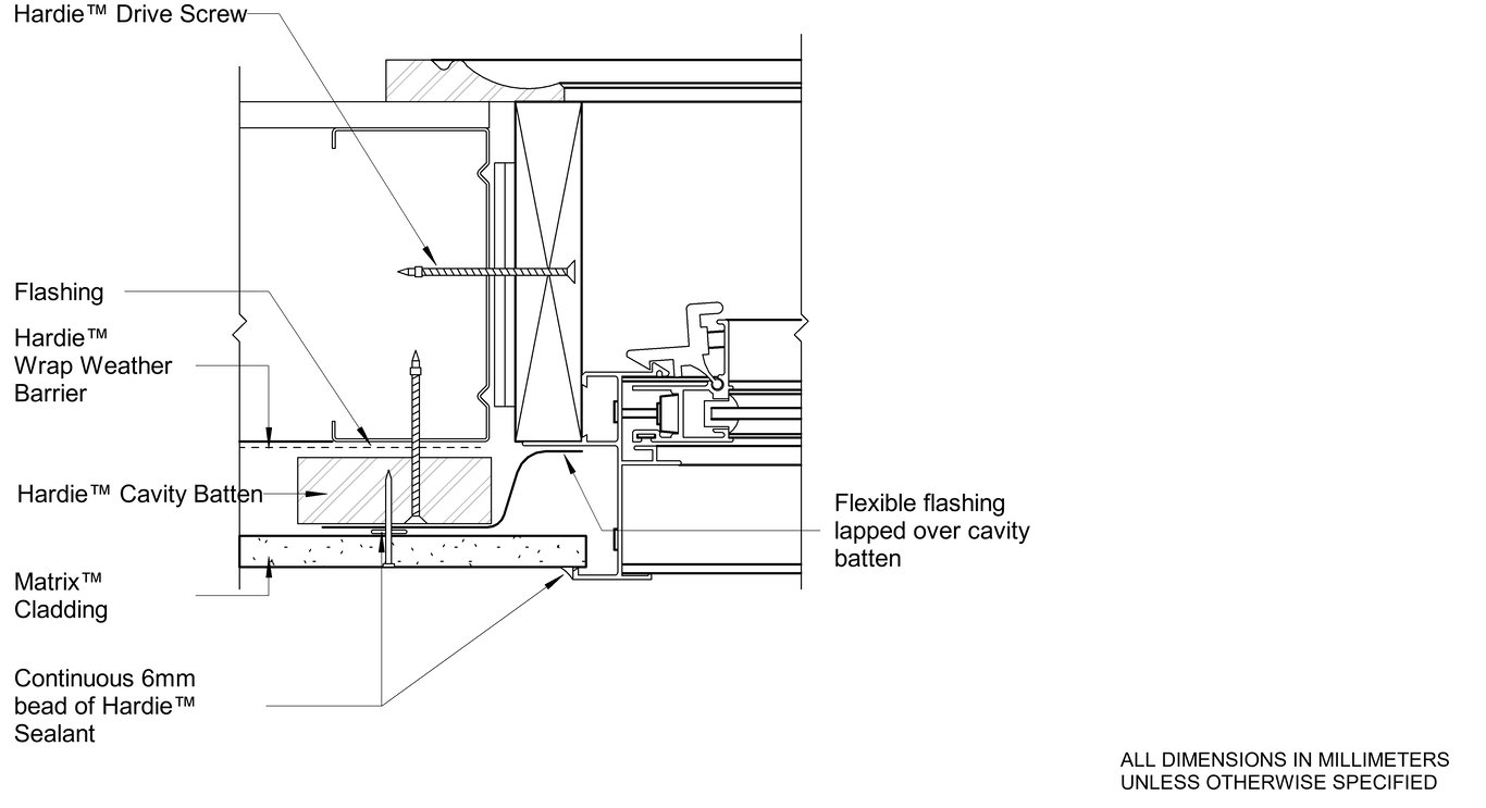 Navigate to MATRIX Steel Window Jamb Detail