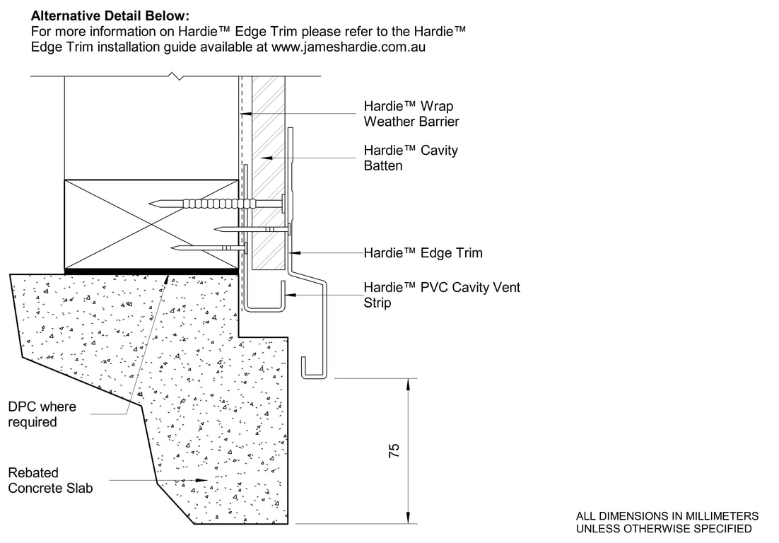Navigate to MATRIX Timber Alternative Slab Edge Detail
