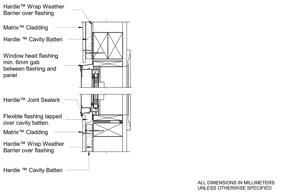 Navigate to MATRIX Timber Window Head-Sill Detail