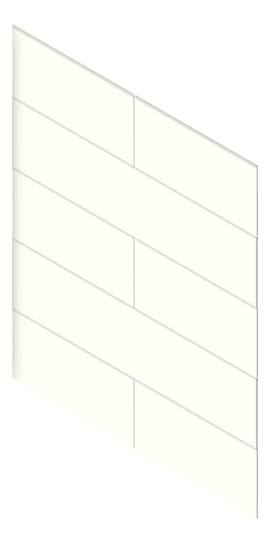 3D Presentation Image of Cladding Smooth JamesHardie MatrixCladding HorizontalStaggered 2390x590Sheet GreyPebble