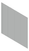 3D Presentation Image of Cladding Smooth JamesHardie MatrixCladding Vertical 590x2390Sheet TimelessGrey