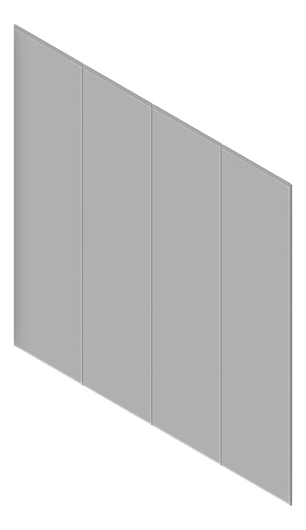 3D Presentation Image of Cladding Smooth JamesHardie MatrixCladding Vertical 590x2390Sheet TimelessGrey