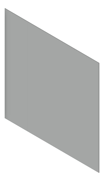 3D Shaded Image of Cladding Smooth JamesHardie MatrixCladding Vertical 590x2390Sheet TimelessGrey