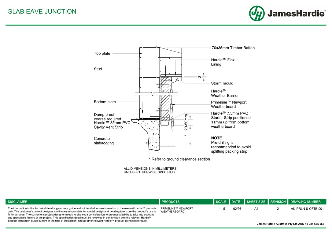 Navigate to AU-PRLN-S-CFTB-001 - SLAB EAVE JUNCTION