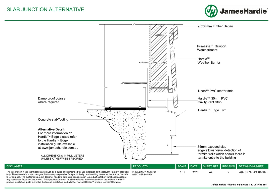 Navigate to AU-PRLN-S-CFTB-002 - SLAB JUNCTION ALTERNATIVE