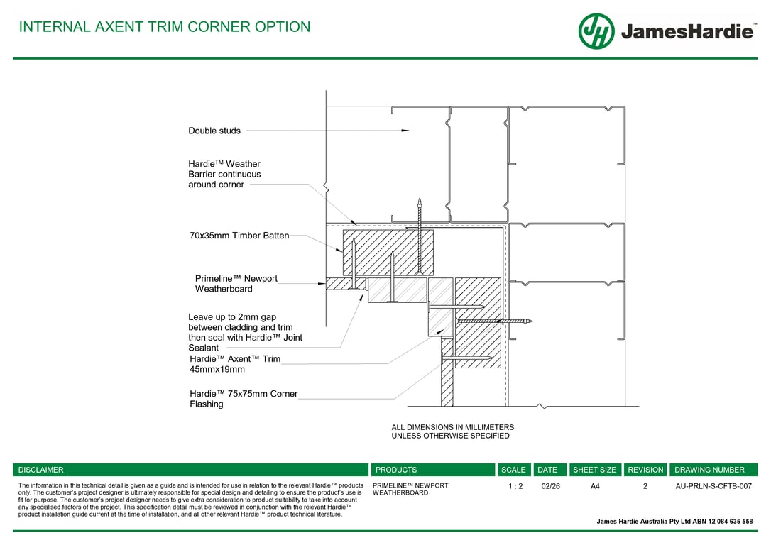 Navigate to AU-PRLN-S-CFTB-007 - INTERNAL AXENT TRIM CORNER OPTION
