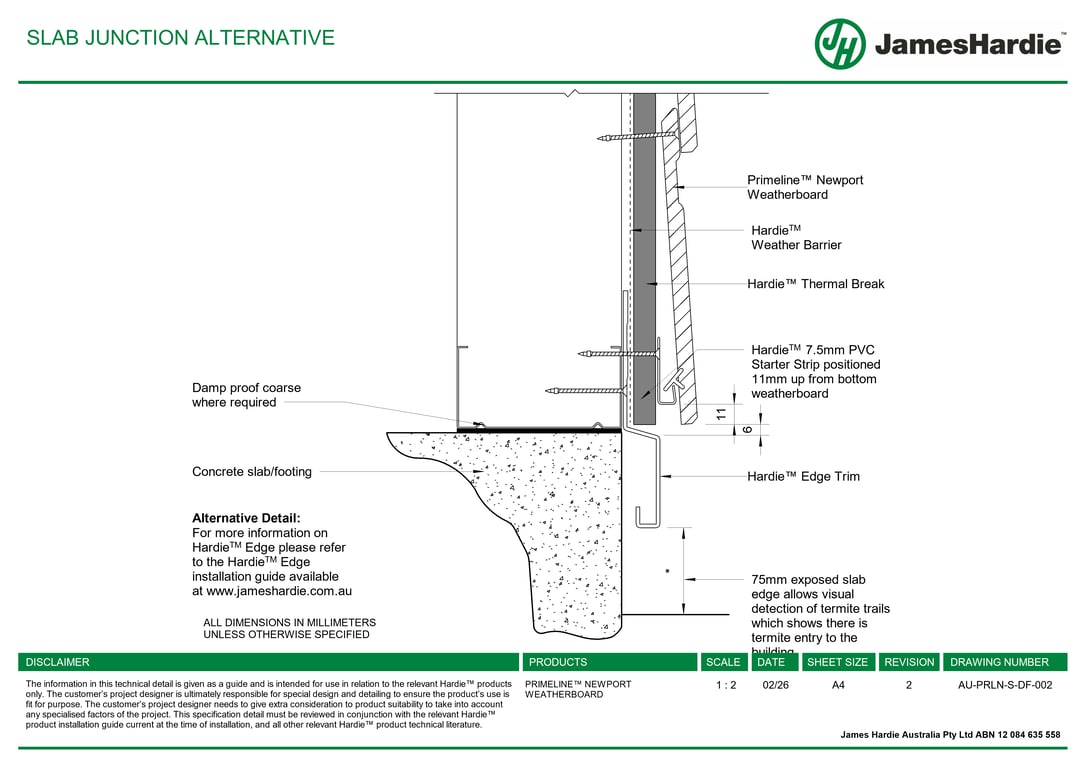 Navigate to AU-PRLN-S-DF-002 - SLAB JUNCTION ALTERNATIVE