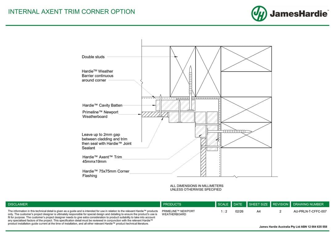 Navigate to AU-PRLN-T-CFFC-007 - INTERNAL AXENT TRIM CORNER OPTION