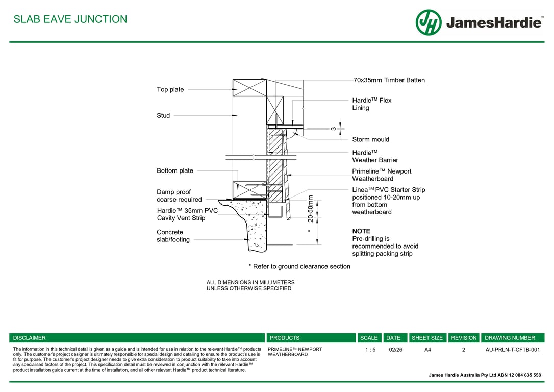 Navigate to AU-PRLN-T-CFTB-001 - SLAB EAVE JUNCTION