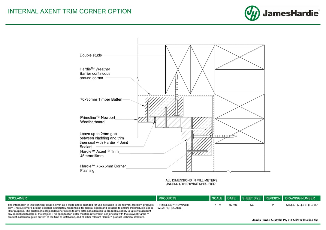 Navigate to AU-PRLN-T-CFTB-007 - INTERNAL AXENT TRIM CORNER OPTION