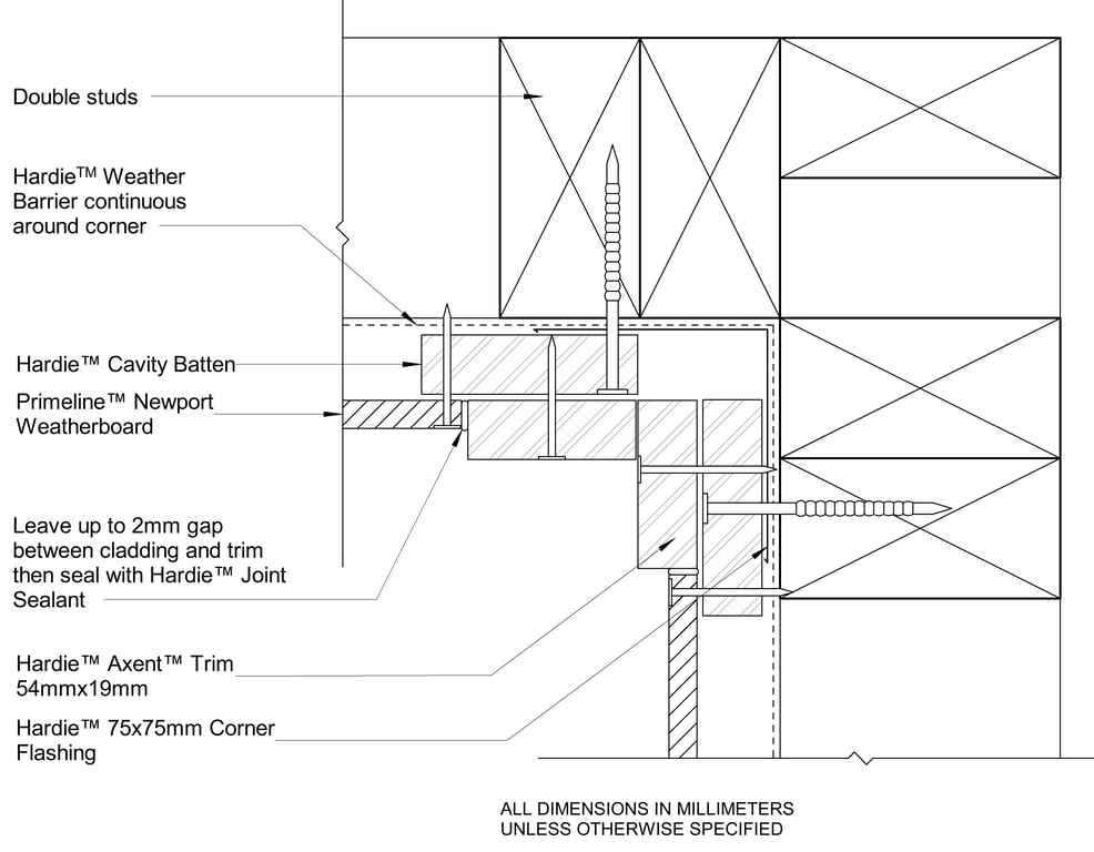 Navigate to PRLN CFFC Internal Axent Trim Corner Option
