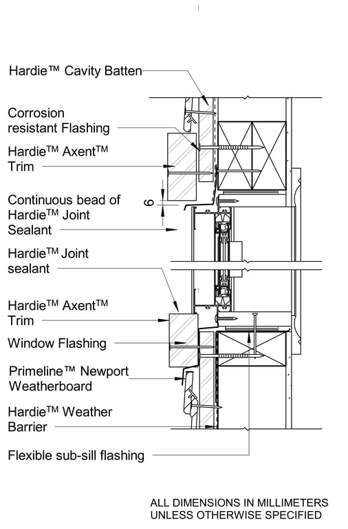 Navigate to PRLN CFFC Window  Head And Sill - Trim