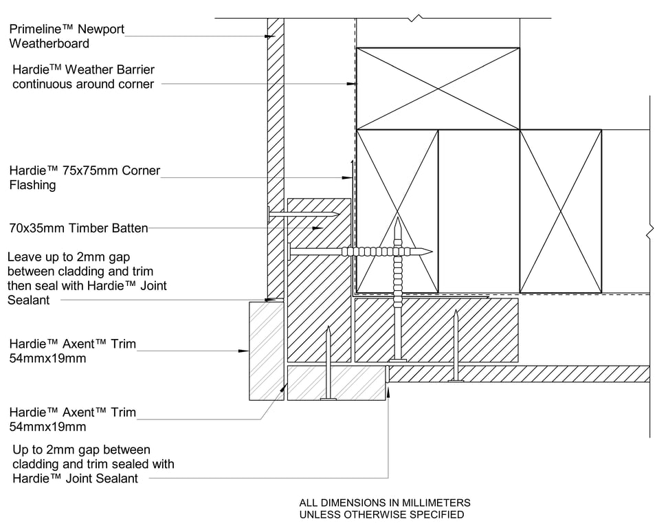 Navigate to PRLN CFTB External Axent Trim Corner Option