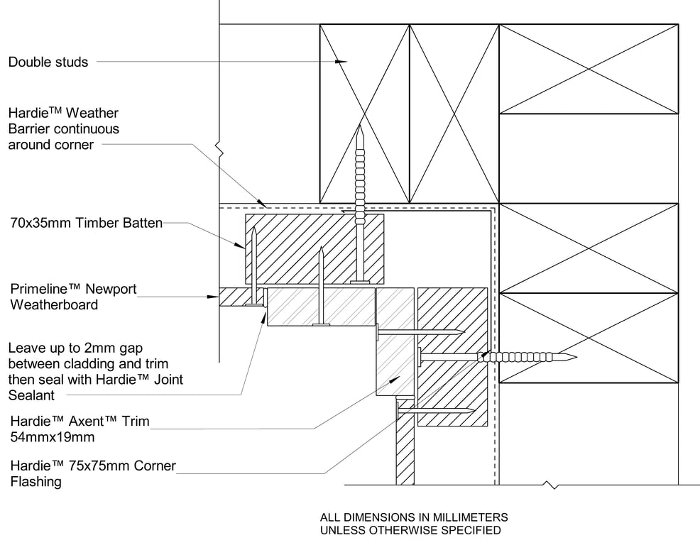  Image of PRLN CFTB Internal Axent Trim Corner Option