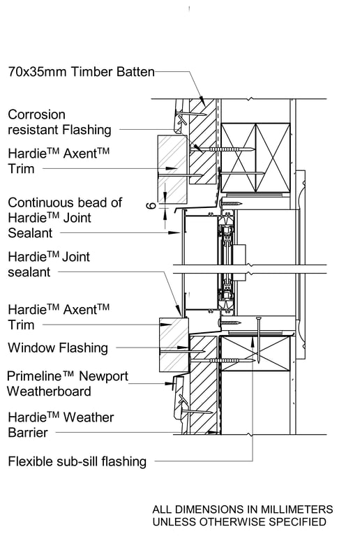 Navigate to PRLN CFTB Window  Head And Sill - Trim
