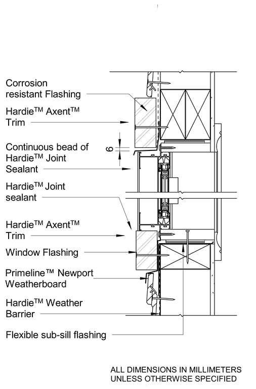 Navigate to PRLN DF Window  Head And Sill - Trim