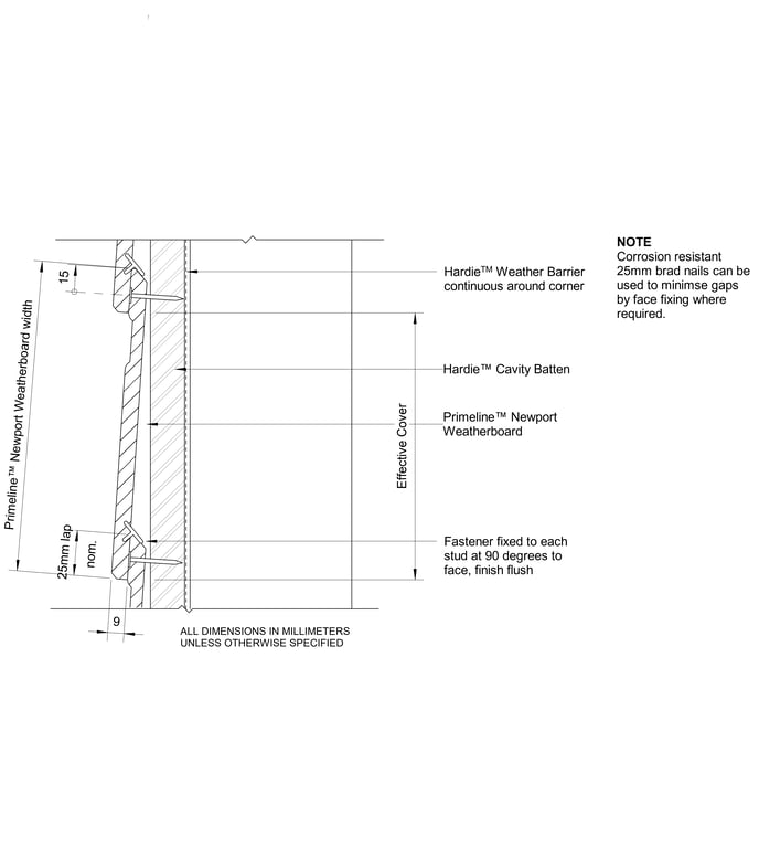 Navigate to PRLN Steel CFFC Concealed Nail Spacing