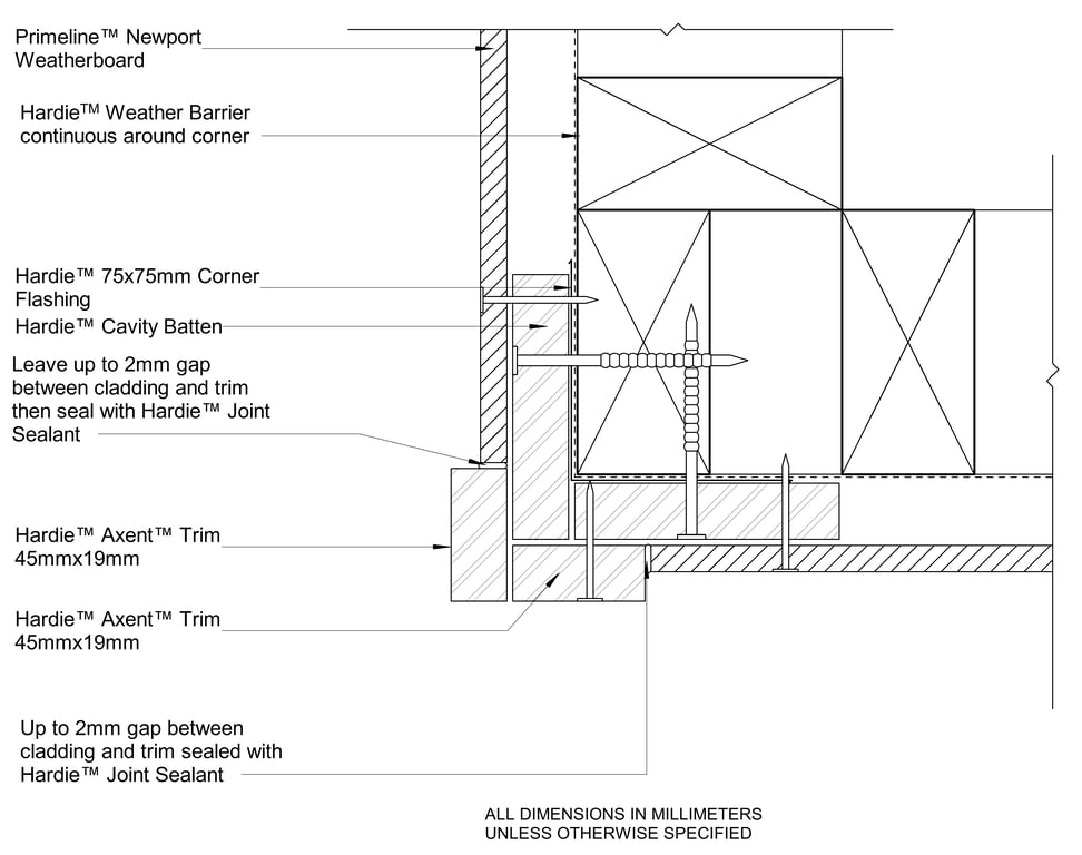 Navigate to PRLN Timber CFFC External Axent Trim Corner Option