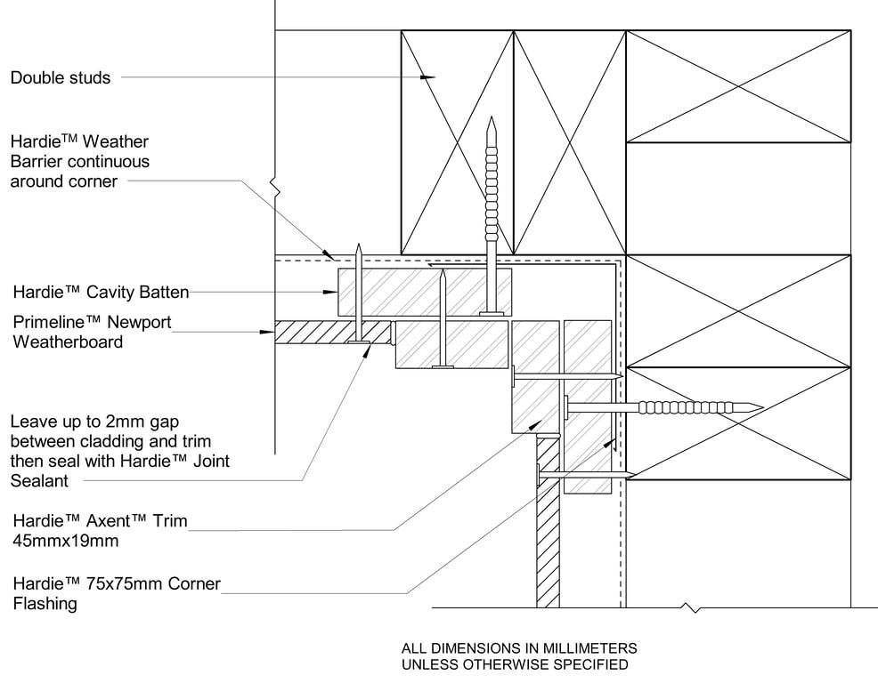 Navigate to PRLN Timber CFFC Internal Axent Trim Corner Option