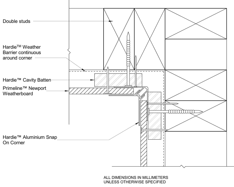 Navigate to PRLN Timber CFFC Internal Snap On Corner Option