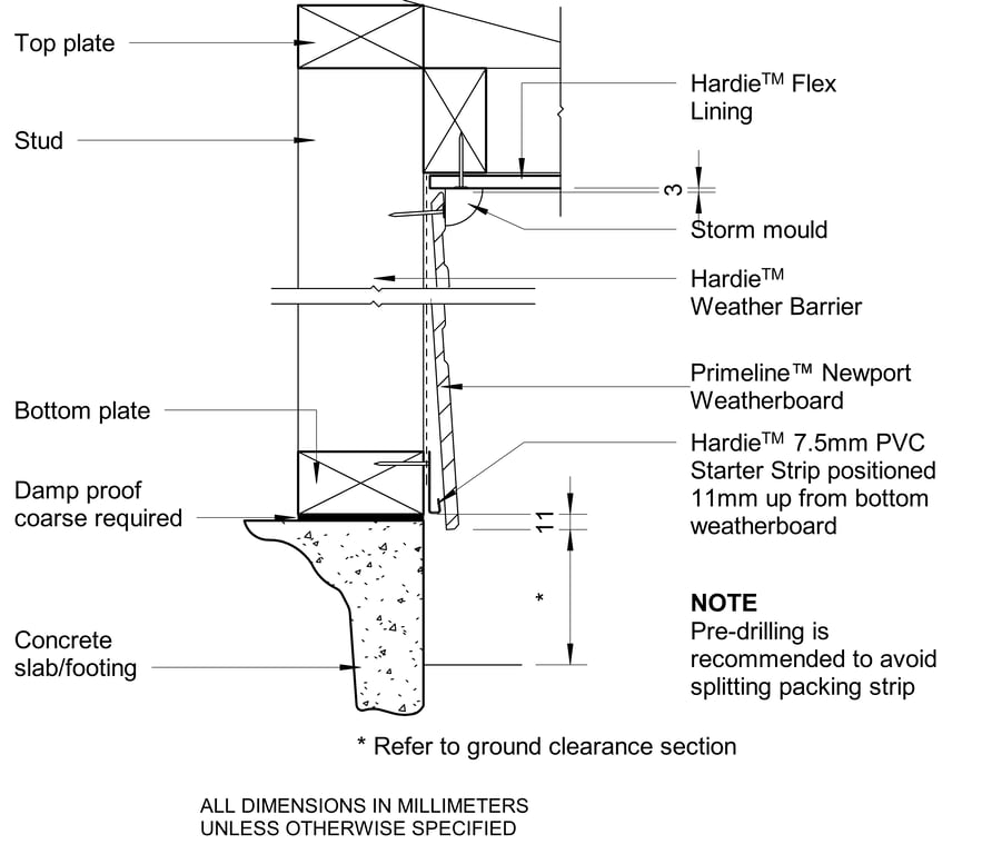 Navigate to PRLN Timber DF Slab-Eave Junction Detail