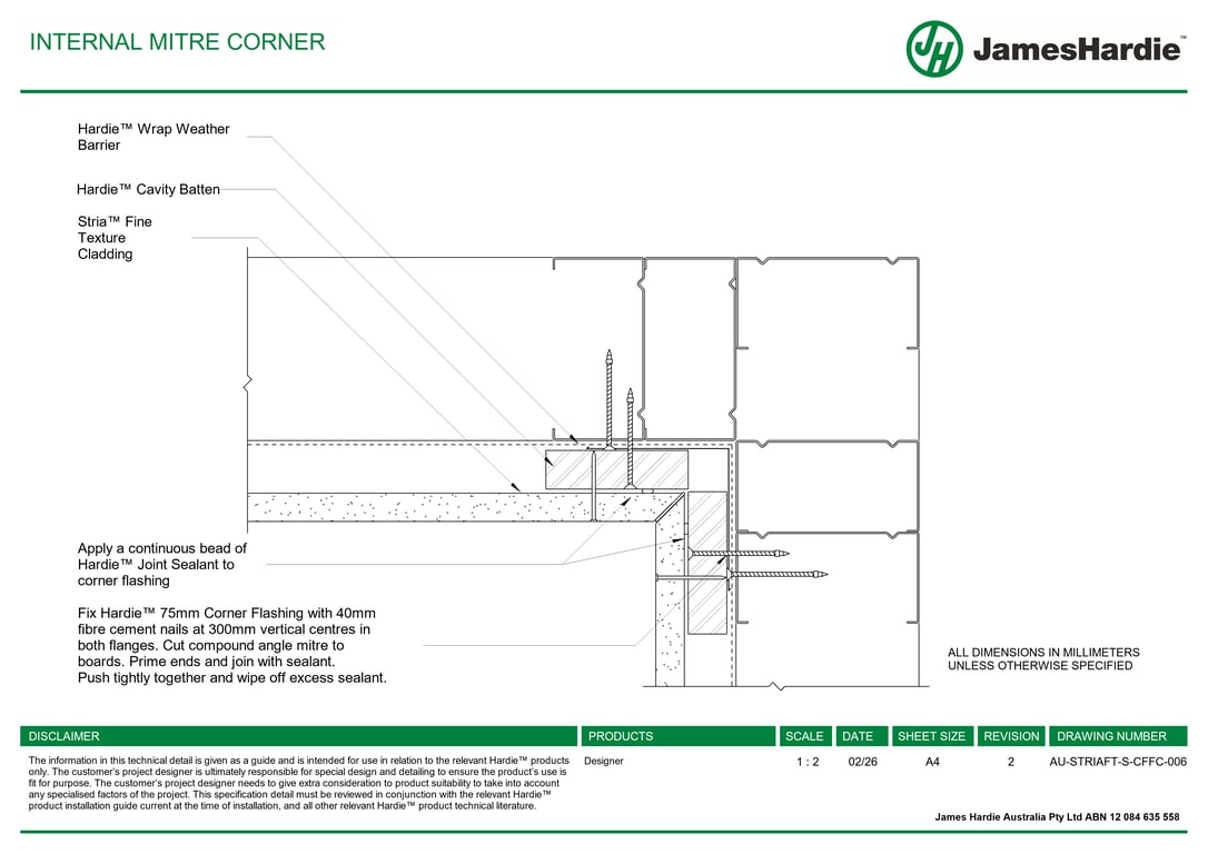 Navigate to AU-STRIAFT-S-CFFC-006 - INTERNAL MITRE CORNER