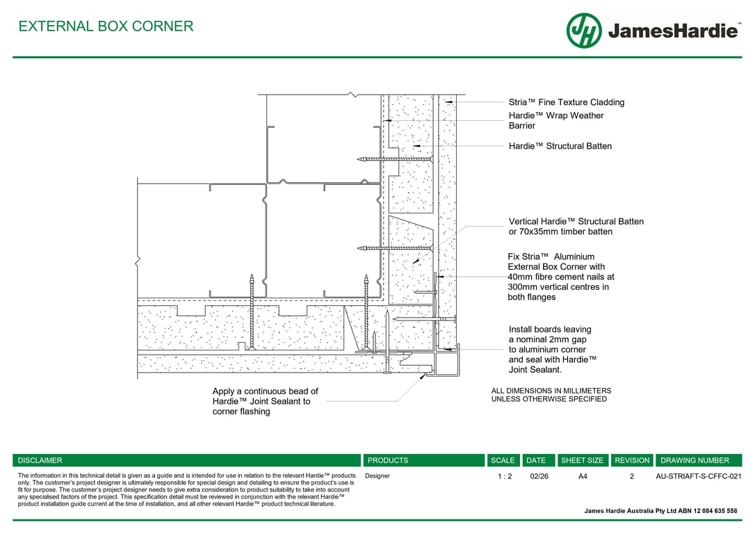 Navigate to AU-STRIAFT-S-CFFC-021 - EXTERNAL BOX CORNER