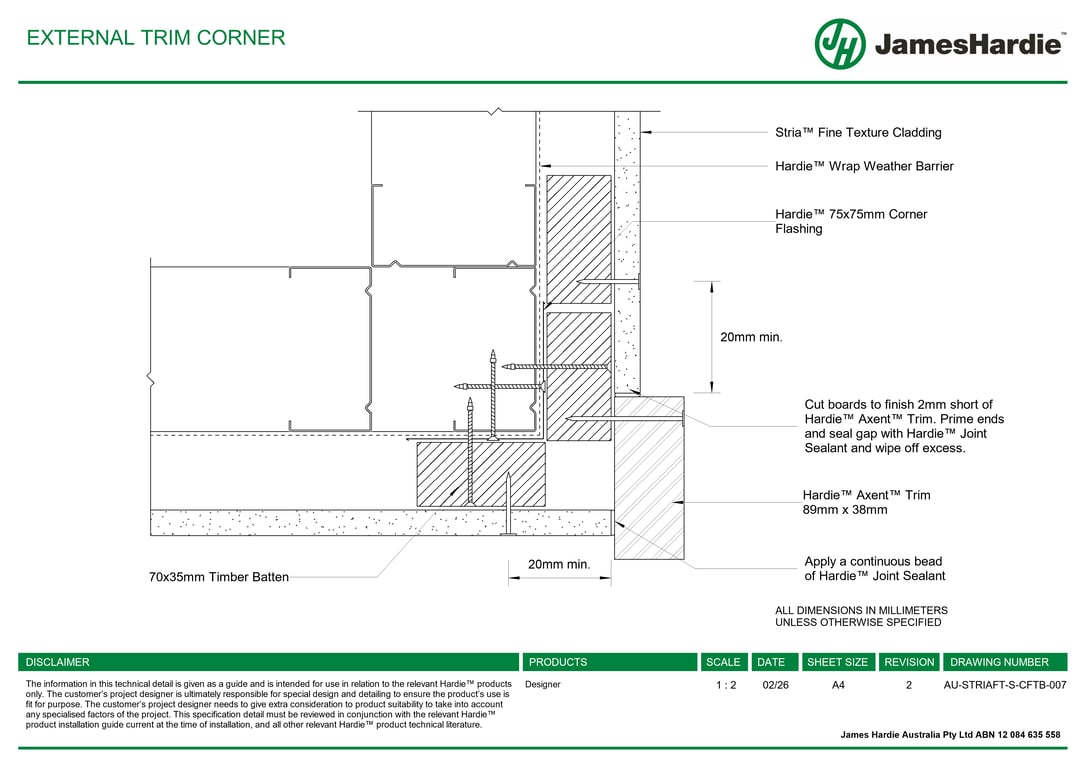 Navigate to AU-STRIAFT-S-CFTB-007 - EXTERNAL TRIM CORNER