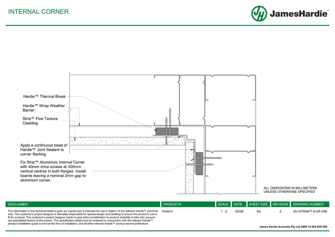 Navigate to AU-STRIAFT-S-DF-036 - INTERNAL CORNER