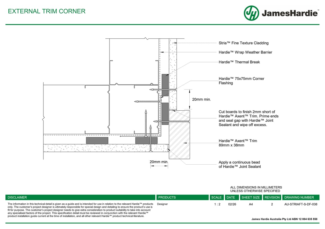 Navigate to AU-STRIAFT-S-DF-038 - EXTERNAL TRIM CORNER