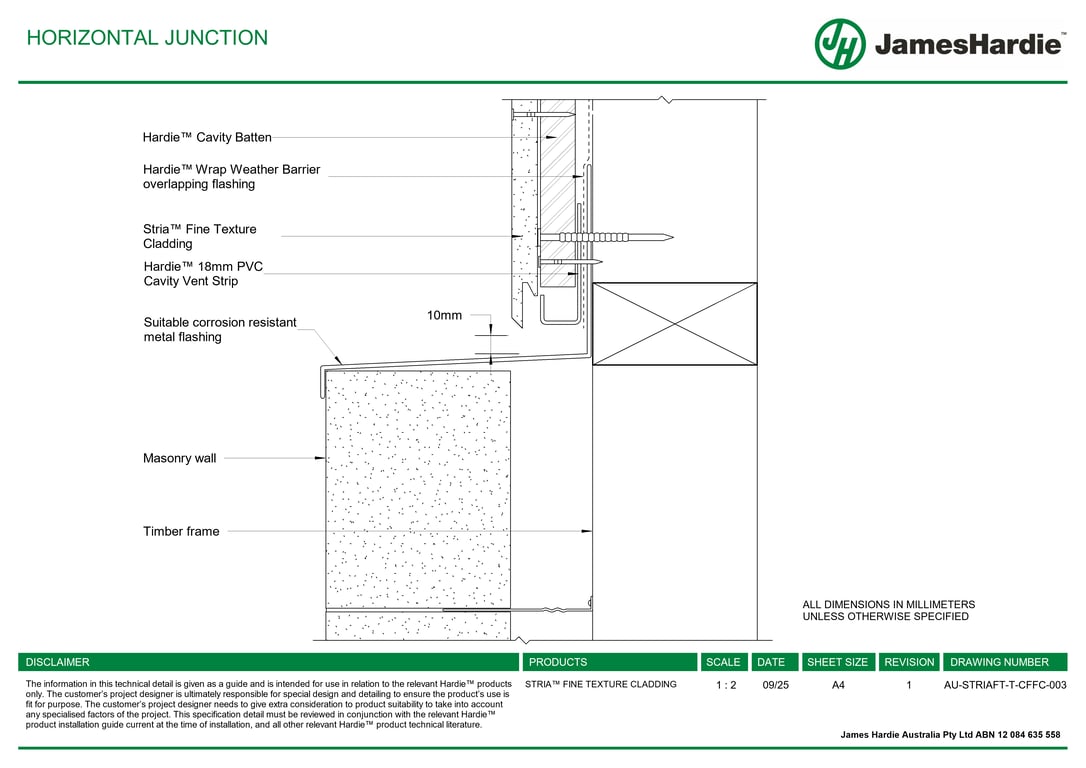 AU-STRIAFT-T-CFFC-003 - HORIZONTAL JUNCTION
