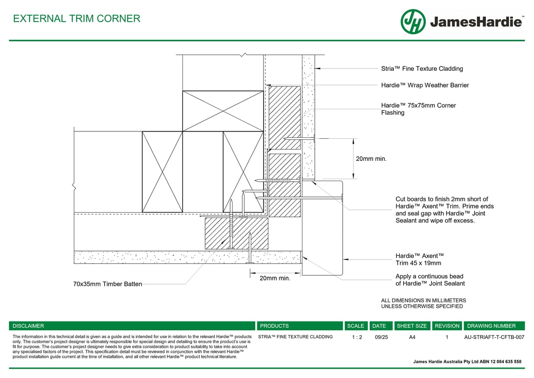 Navigate to AU-STRIAFT-T-CFTB-007 - EXTERNAL TRIM CORNER