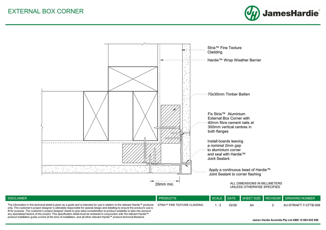 Navigate to AU-STRIAFT-T-CFTB-008 - EXTERNAL BOX CORNER