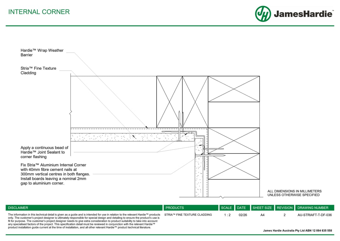 Navigate to AU-STRIAFT-T-DF-036 - INTERNAL CORNER