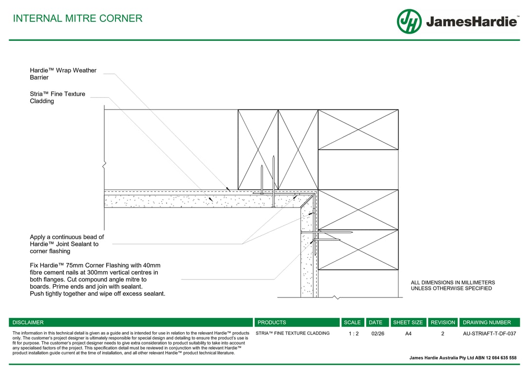 Navigate to AU-STRIAFT-T-DF-037 - INTERNAL MITRE CORNER