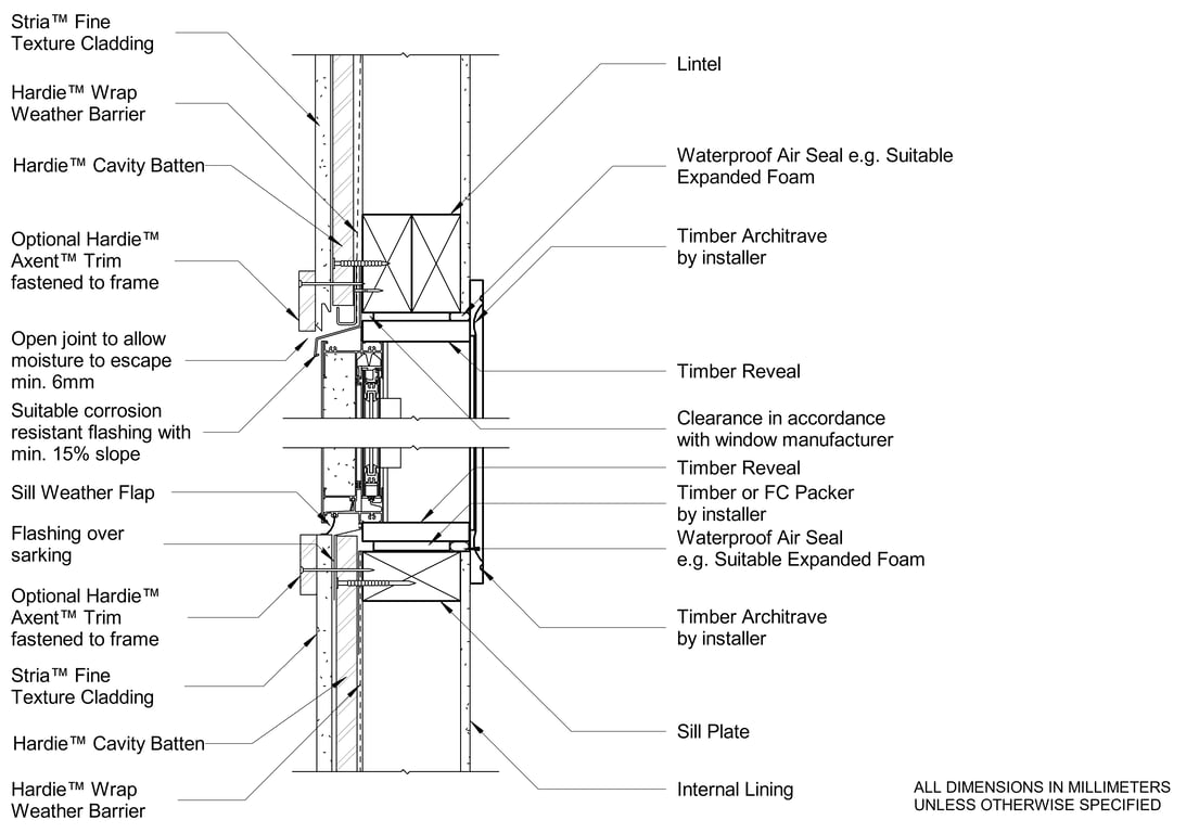 Navigate to STRIA FT CFFC Window Head And Sill - Trim