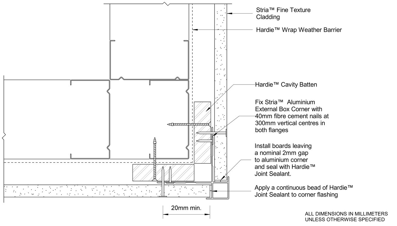 Navigate to STRIA FT Steel CFFC External Box Corner