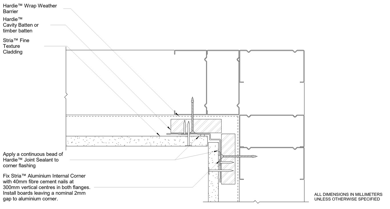 Navigate to STRIA FT Steel CFFC Internal Corner