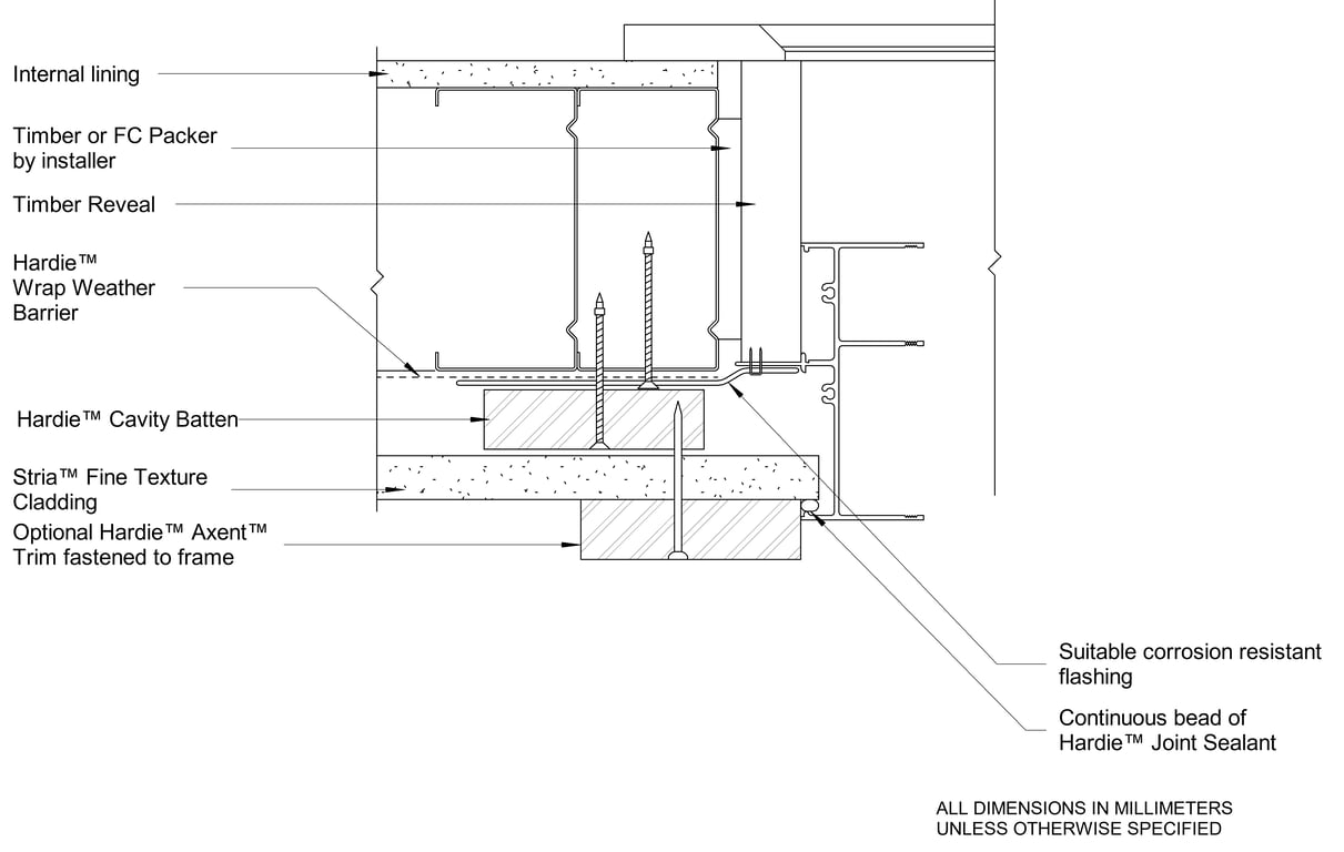 Navigate to STRIA FT Steel CFFC Window Jamb - Trim