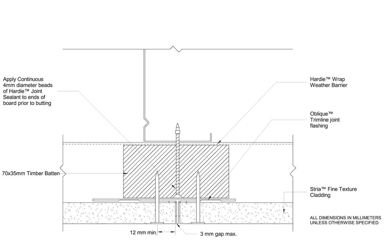 Navigate to STRIA FT Steel CFTB Vertical Joint Detail